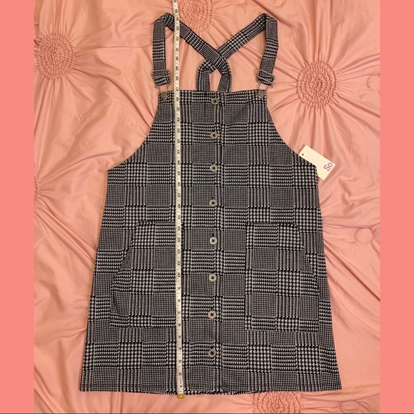 NWT Plaid Overal Dress - Picture 7 of 7